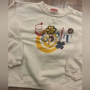 VINTAGE ESPRIT Cream SWEATSHIRT KIDS Medium 8-10
